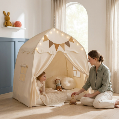 Foldable Kids Play Tent with Tunnel
