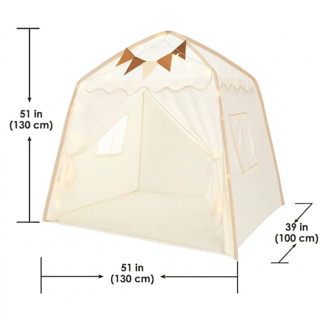 Foldable Kids Play Tent with Tunnel