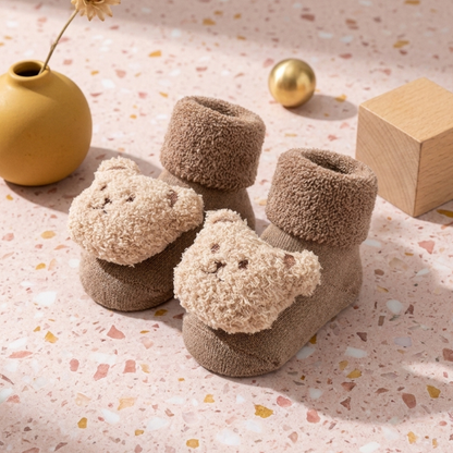 Winter Bear Baby Socks