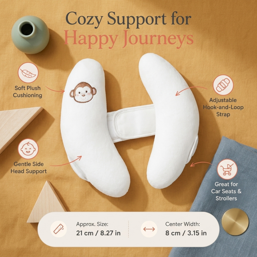 Infant Head and Neck Support Pillow for Stroller