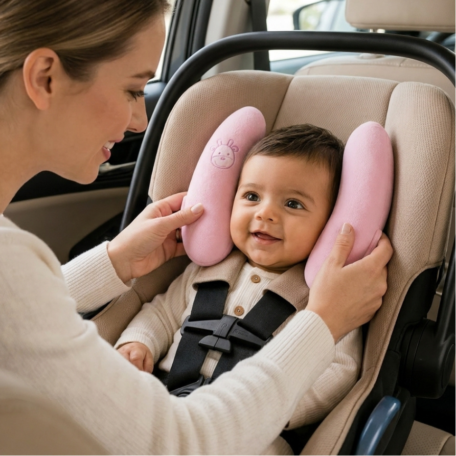Infant Head and Neck Support Pillow for Stroller