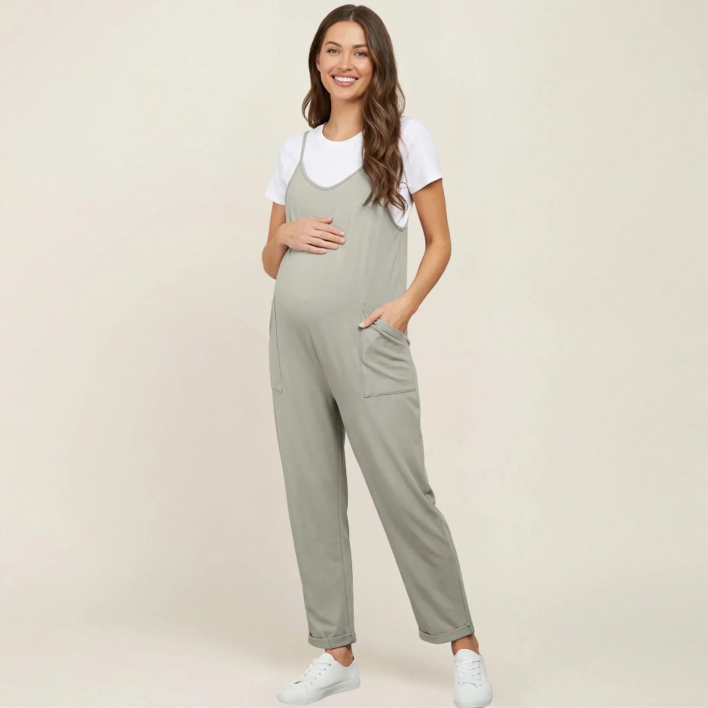 Eloise Oversized Maternity Jumpsuit