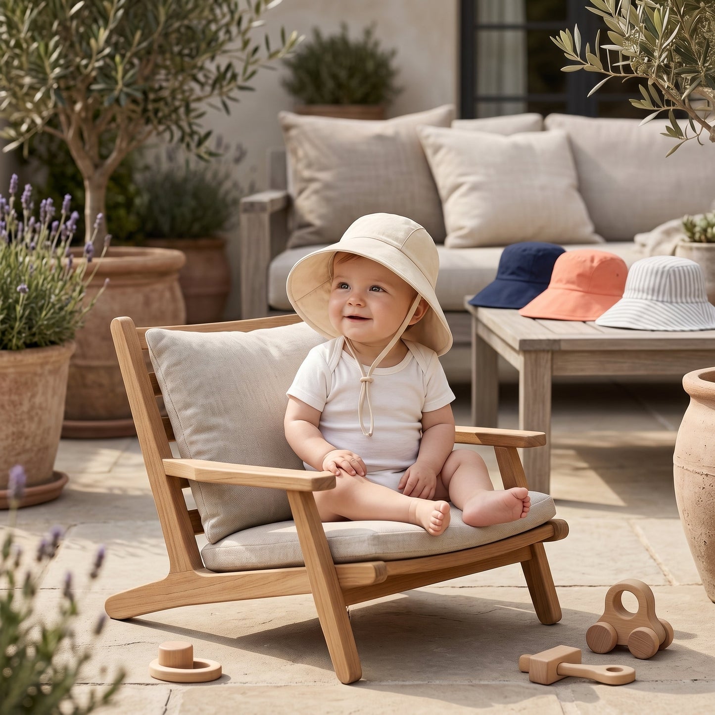 Adjustable Baby Sun Hat UPF 50+