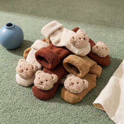 Winter Bear Baby Socks