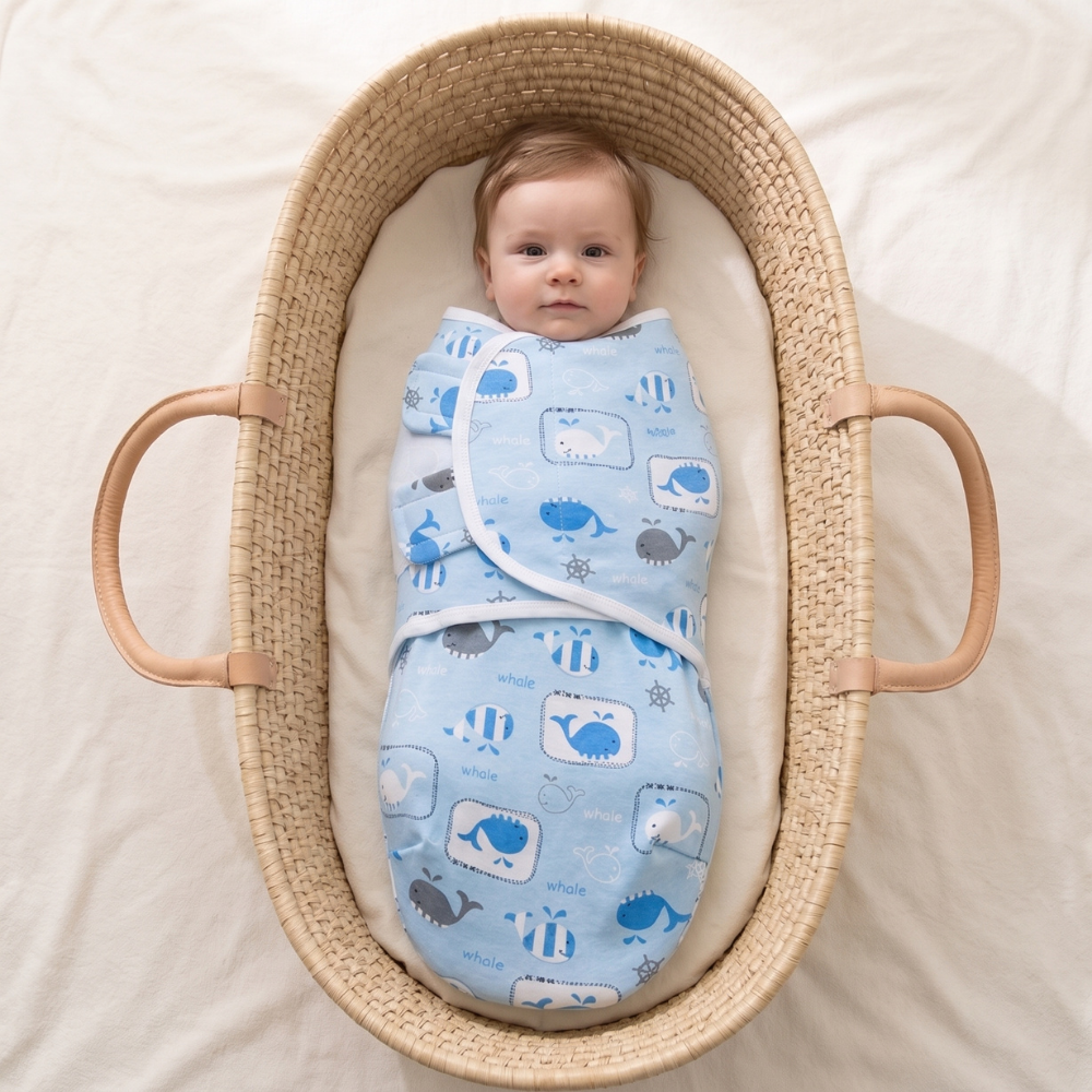 Lilo Whale Swaddle Sack