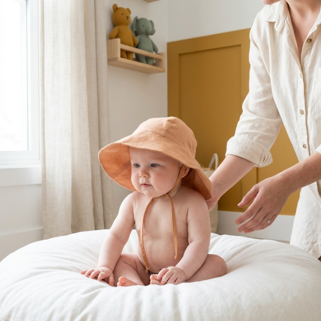 Adjustable Baby Sun Hat UPF 50+