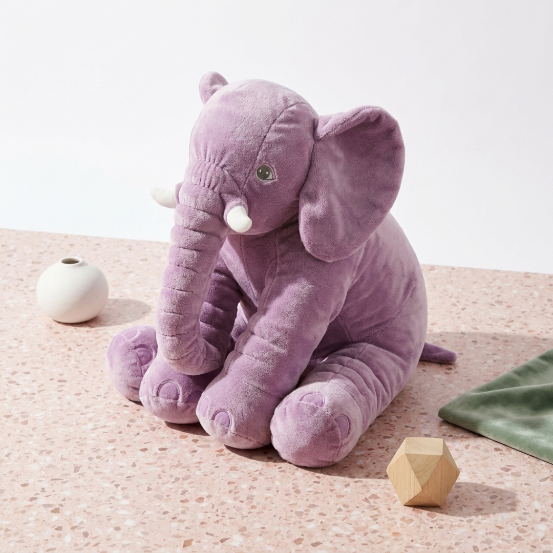 Elephant Shape Baby Cuddle Pillow