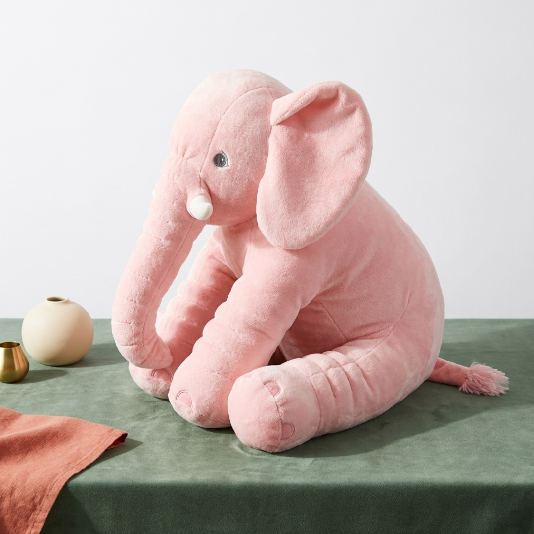 Elephant Shape Baby Cuddle Pillow