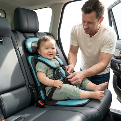 Compact Folding Booster Seat for Toddlers