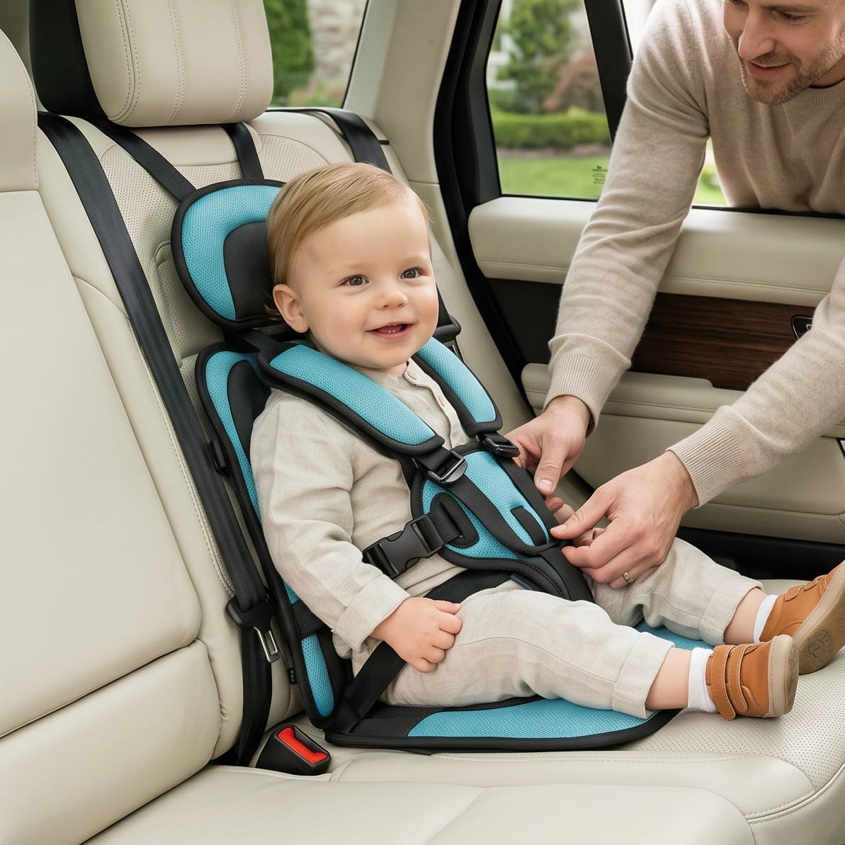 Compact Folding Booster Seat for Toddlers