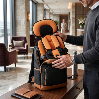 Compact Folding Booster Seat for Toddlers
