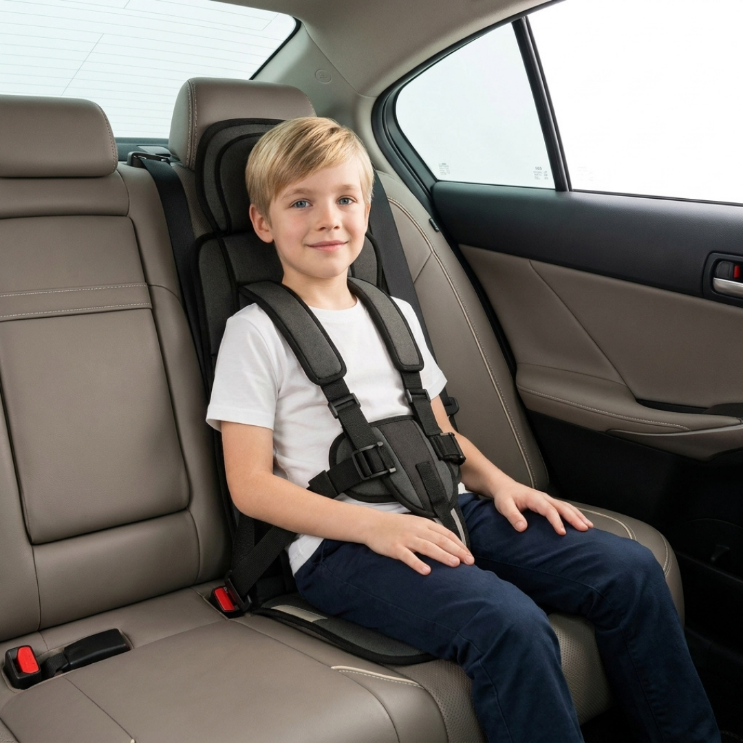 Compact Folding Booster Seat for Toddlers
