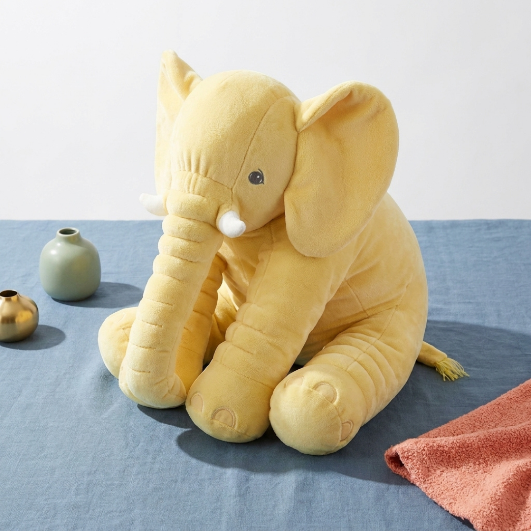 Elephant Shape Baby Cuddle Pillow