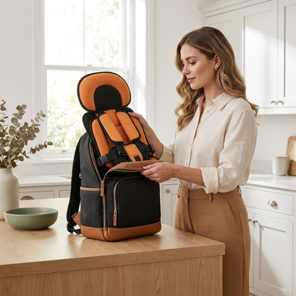 Compact Folding Booster Seat for Toddlers