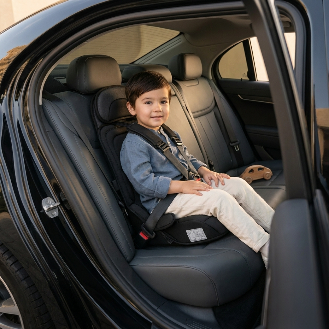 Compact Folding Booster Seat for Toddlers