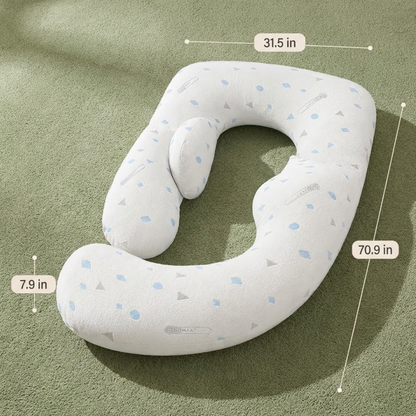 G-Shaped Full Body Maternity Pillow for Side Sleeping