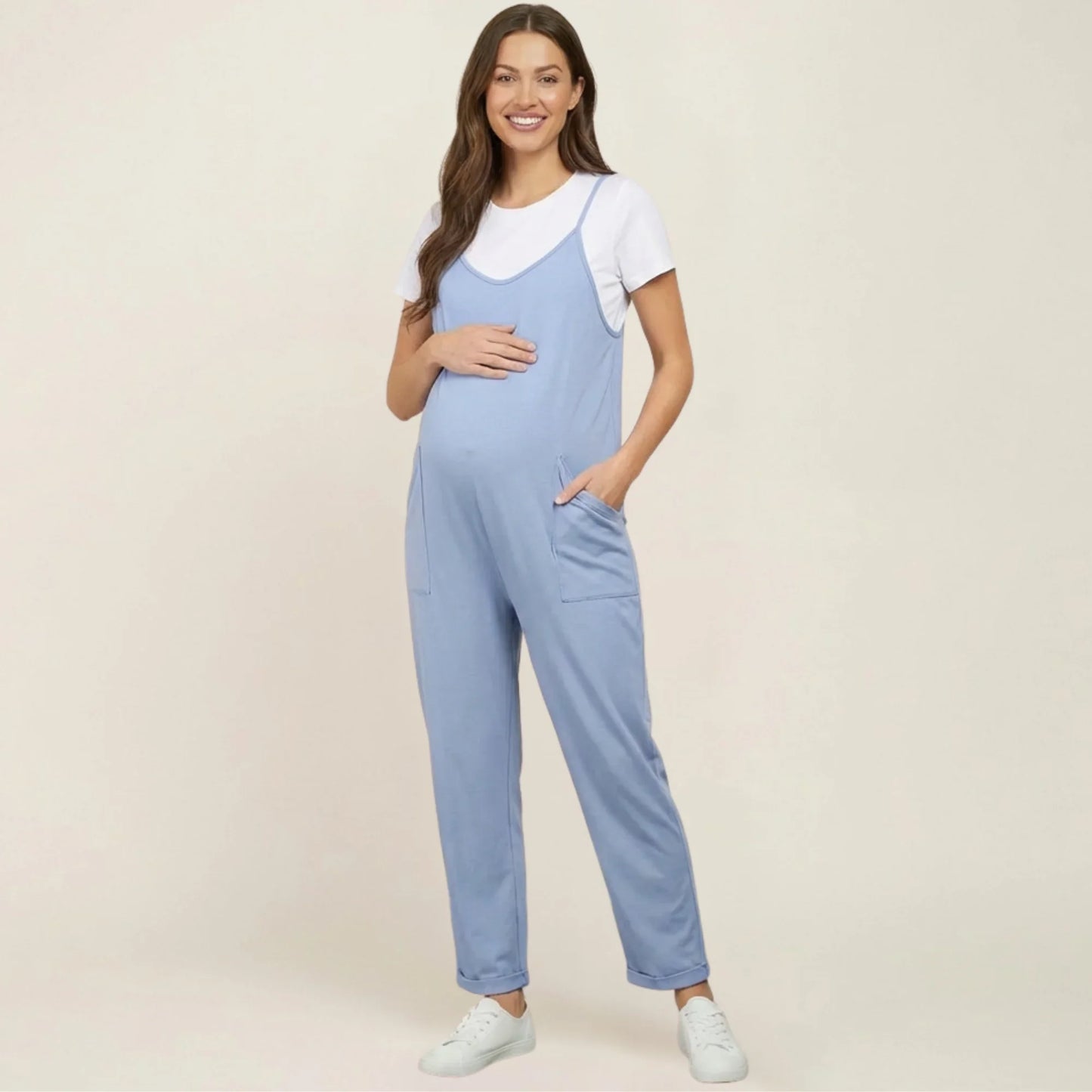 Eloise Oversized Maternity Jumpsuit