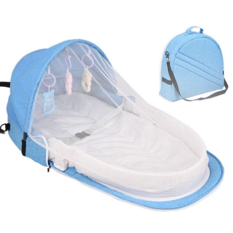 Foldable Travel Bassinet with Mosquito Net