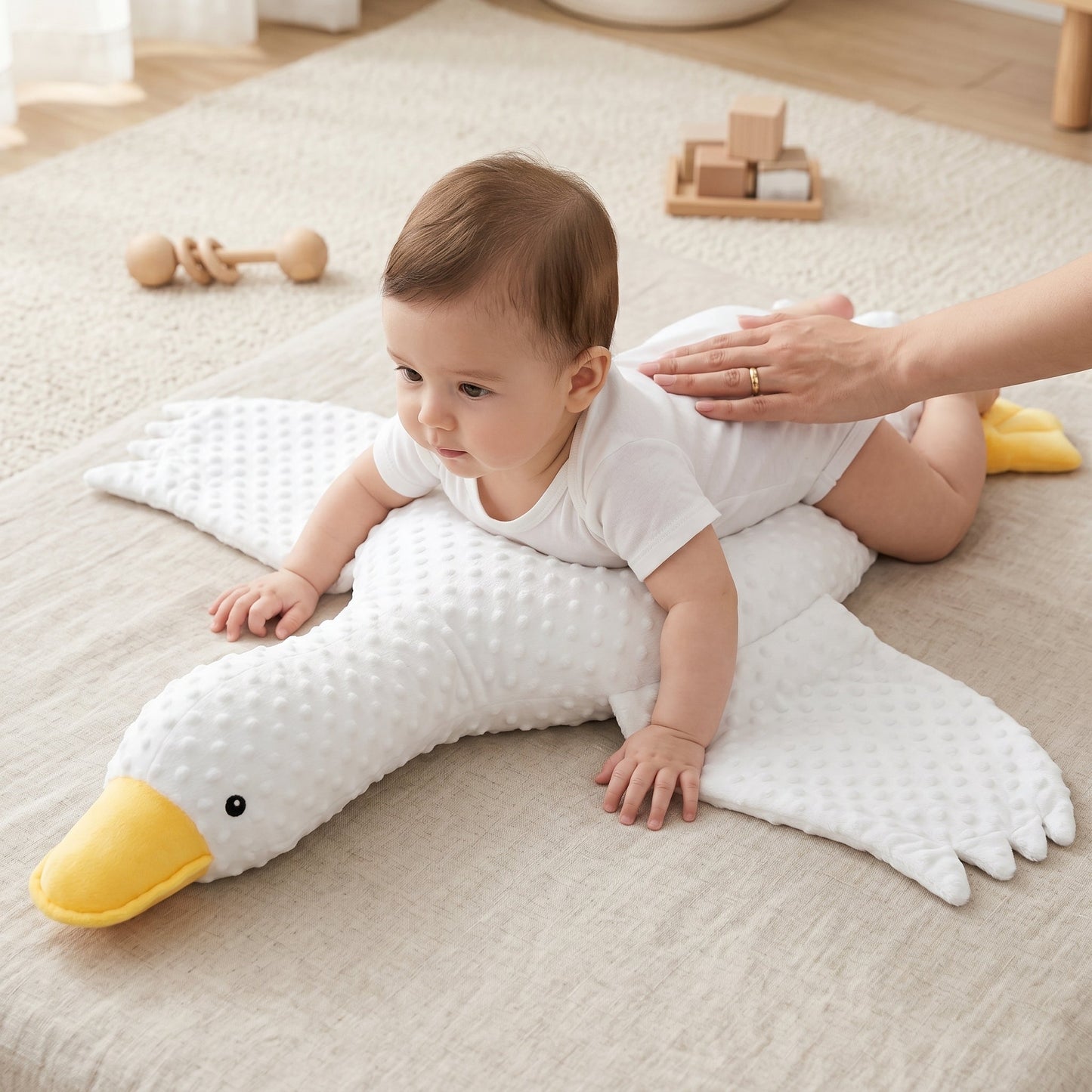 Ducky Tummy Time Support Pillow