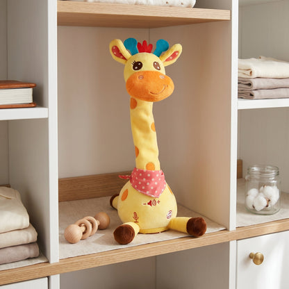 Voice Repeat Singing Giraffe Plush Toy