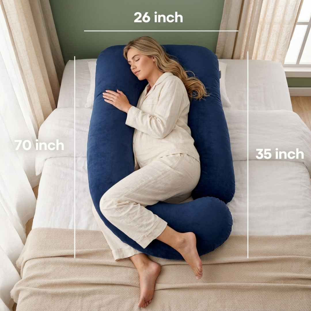 Full Body Round U-Shape Pregnancy Pillow