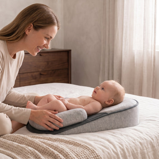 Raised Newborn Positioning Bed Anti-Reflux