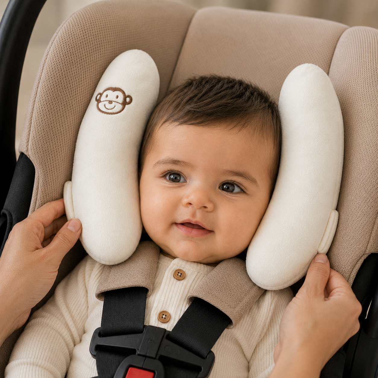 Infant Head and Neck Support Pillow for Stroller