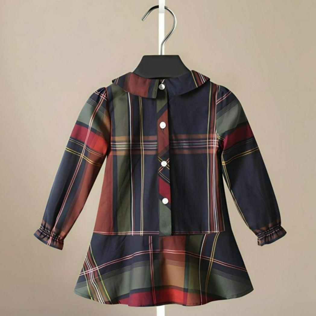 Baby Lilo Classic Plaid Cotton Girls Dress