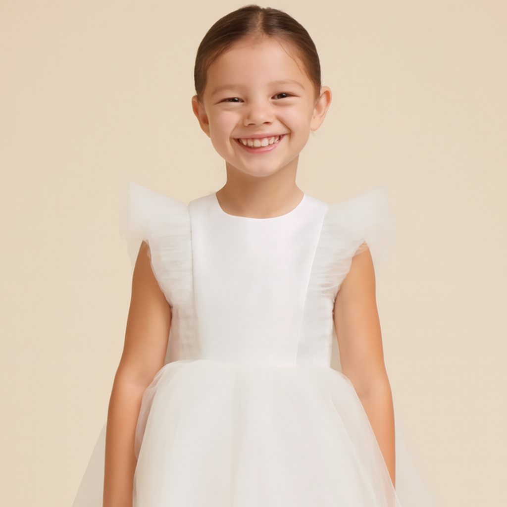 Aria Flower Girl Tulle Dress