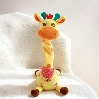 Voice Repeat Singing Giraffe Plush Toy
