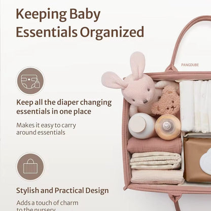 Cotton Nappy Caddy Storage Basket