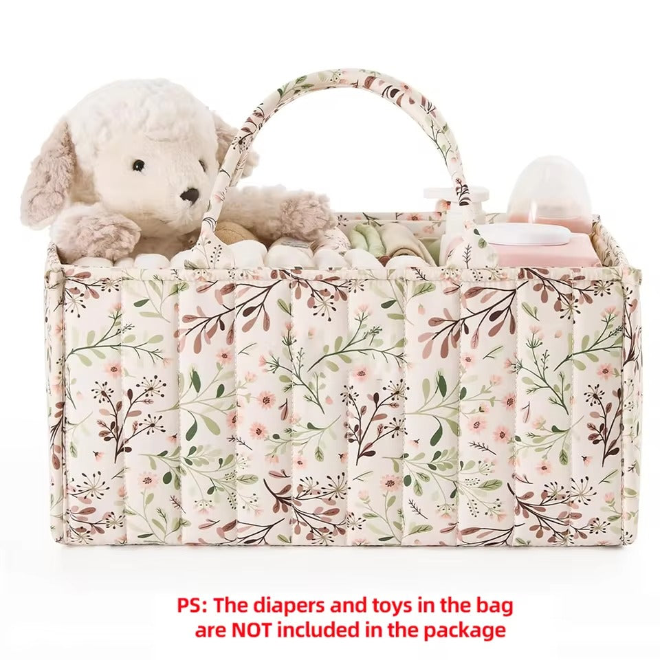 Cotton Nappy Caddy Storage Basket