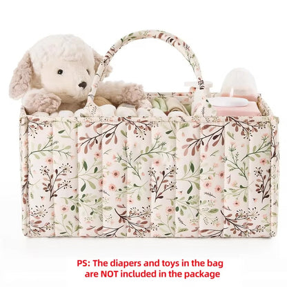 Cotton Nappy Caddy Storage Basket