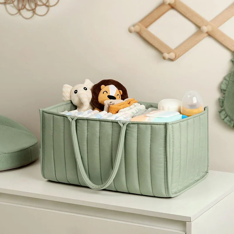 Cotton Nappy Caddy Storage Basket