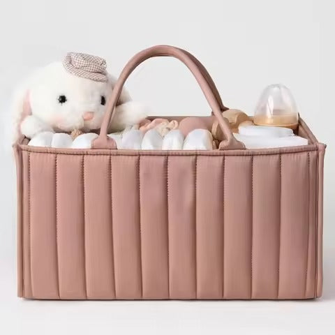 Cotton Nappy Caddy Storage Basket