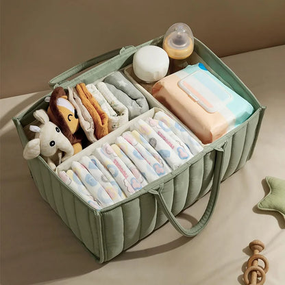 Cotton Nappy Caddy Storage Basket