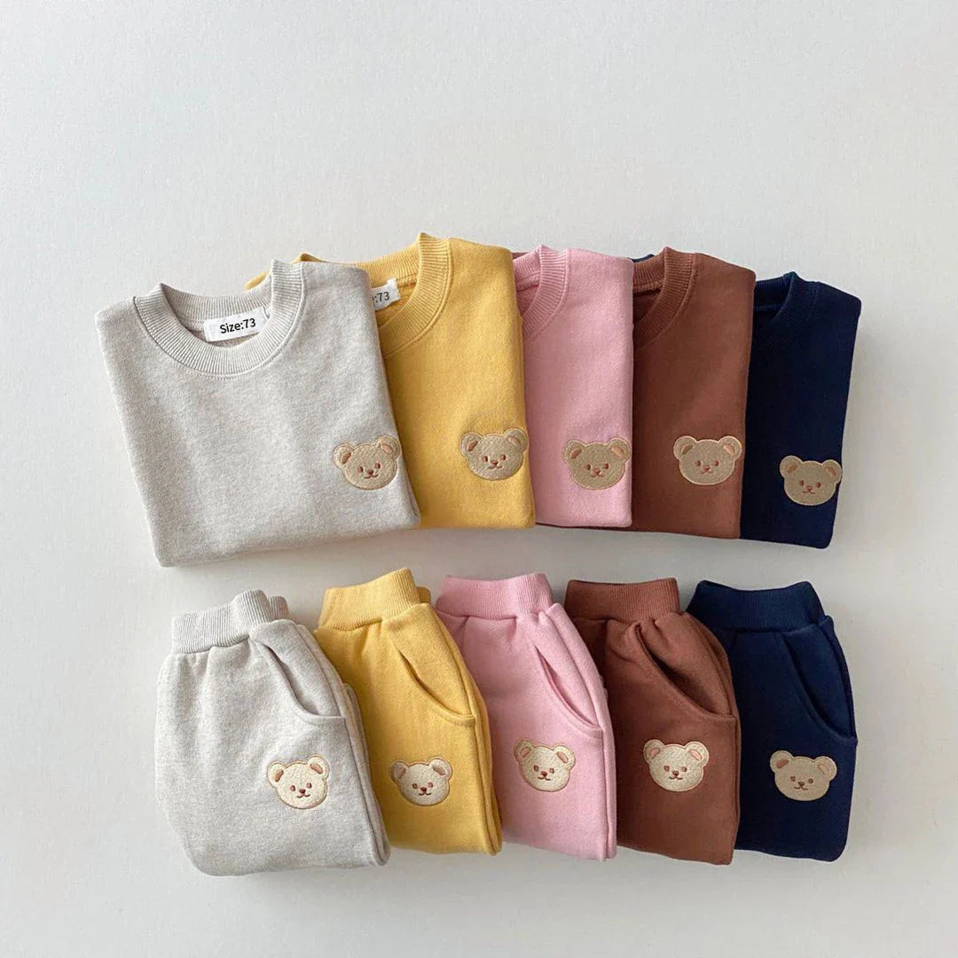 Bear Pants and Sweatshirt Set