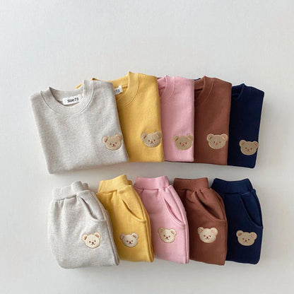 Bear Pants and Sweatshirt Set