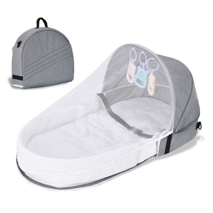 Foldable Travel Bassinet with Mosquito Net