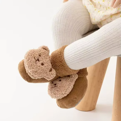 Winter Bear Baby Socks