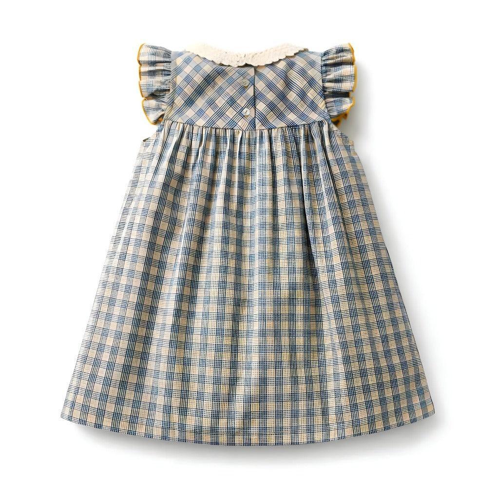 Baby Lilo Vintage Pastel Plaid Girls Dress