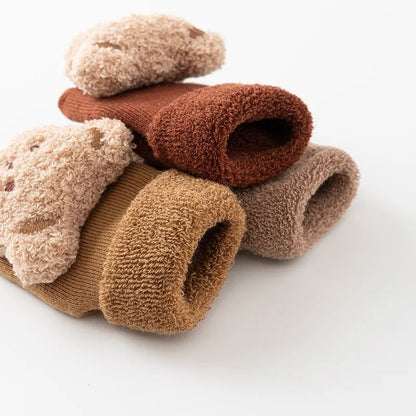 Winter Bear Baby Socks