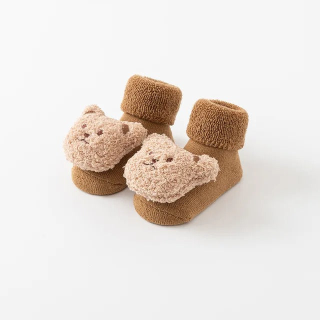 Winter Bear Baby Socks