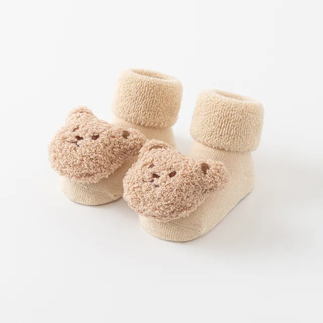 Winter Bear Baby Socks