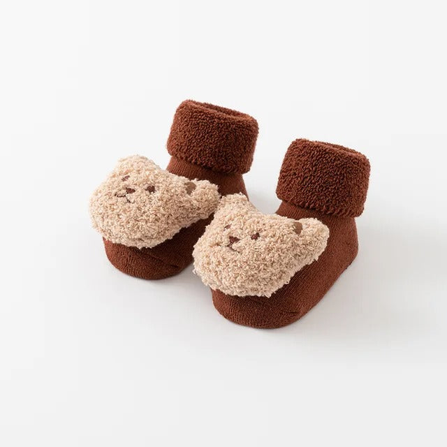 Winter Bear Baby Socks