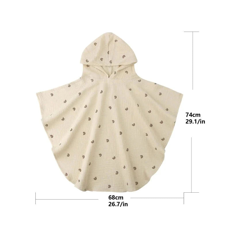 Baby Lilo Hooded Muslin Baby Towel
