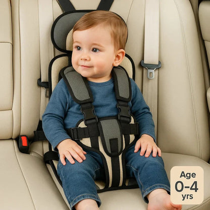 Compact Folding Booster Seat for Toddlers