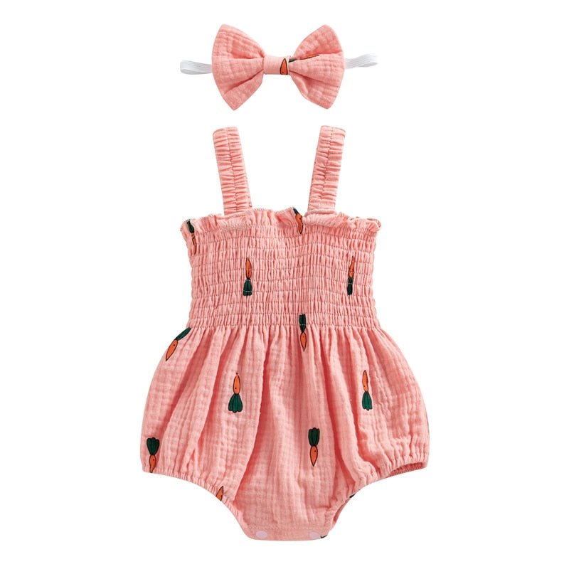 Baby Lilo Cotton Linen Baby Summer Romper Set