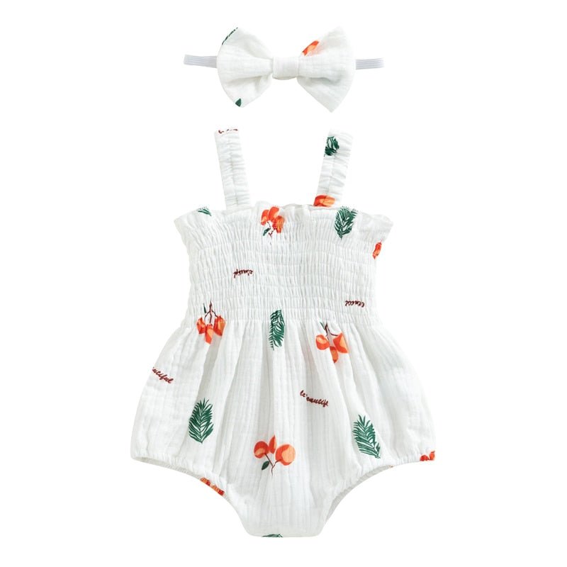 Baby Lilo Cotton Linen Baby Summer Romper Set