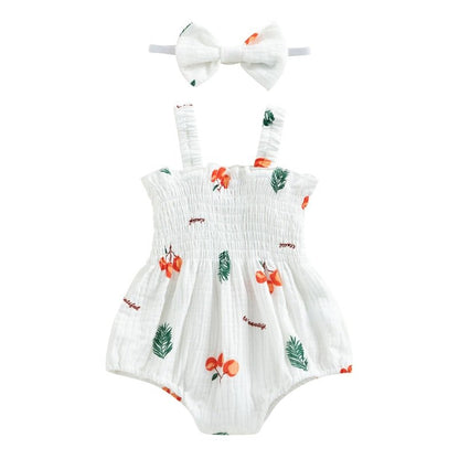 Baby Lilo Cotton Linen Baby Summer Romper Set